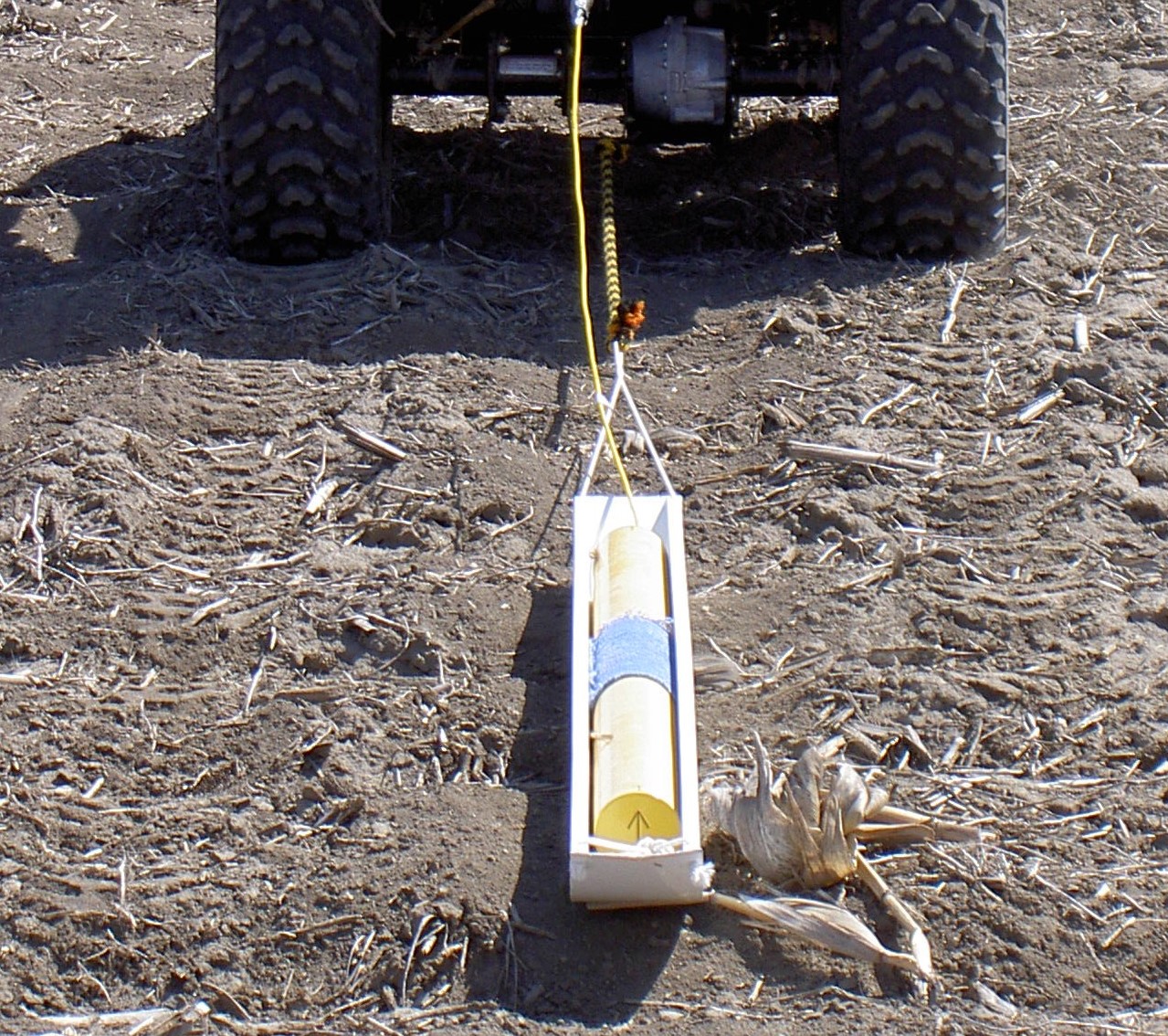 DUALEM-1S sensor in small open sled